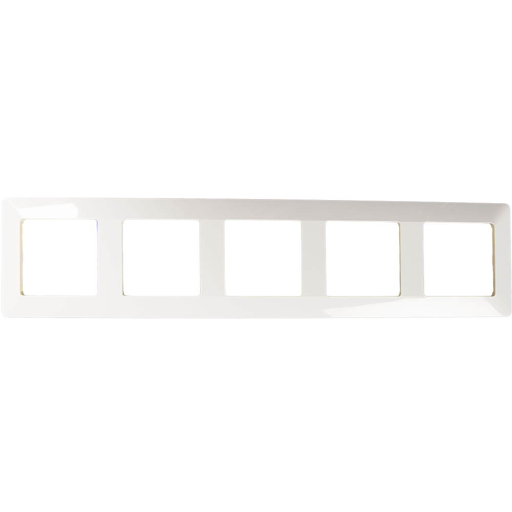 Rama Legrand 754005 pentru intrerupatoare, 5 posturi, alb