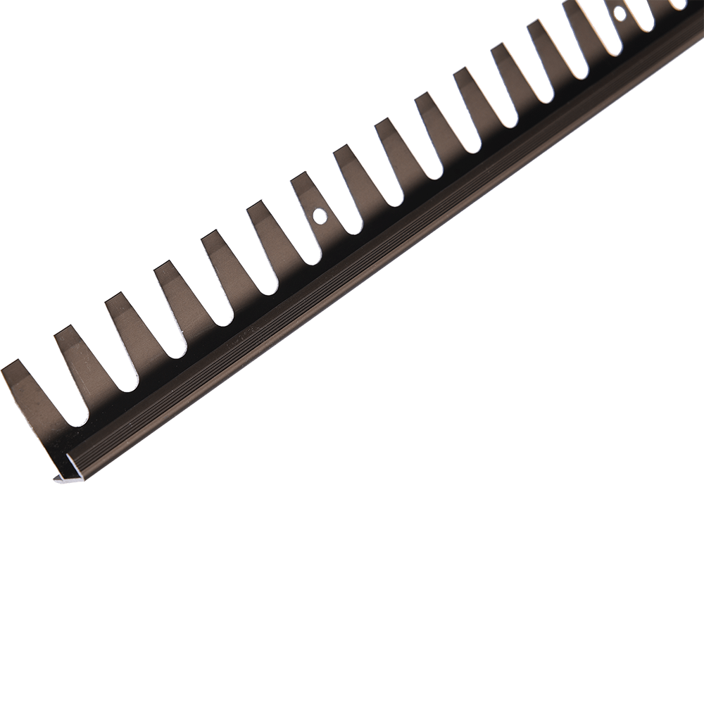 Profil pentru treapta din aluminiu indoibil Set Prod S91 cu latime 20 mm, bronz, 2,5 m