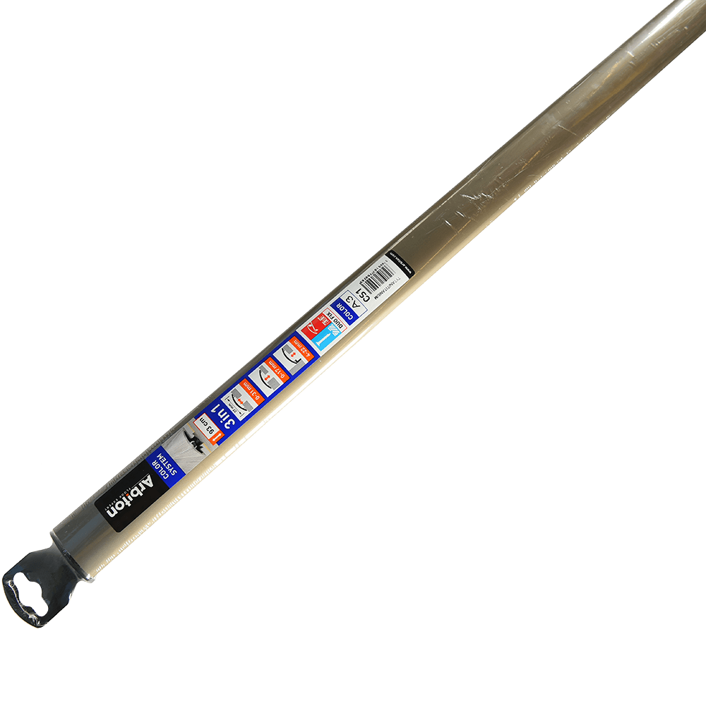 Profil de trecere cu diferenta de nivel Arbiton Color System 3 in 1, aluminiu, titan, 93 cm
