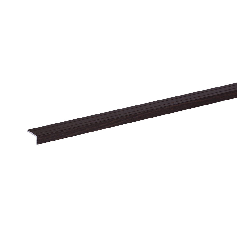 Profil inchidere parchet Set Prod S46 autocolant, aliaj de aluminiu 6063, wenge, 1 m