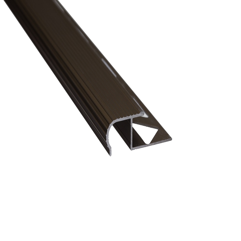 Profil incorporabil pentru treapta SET S81, latime 10,5 mm, bronz, 2,5 m