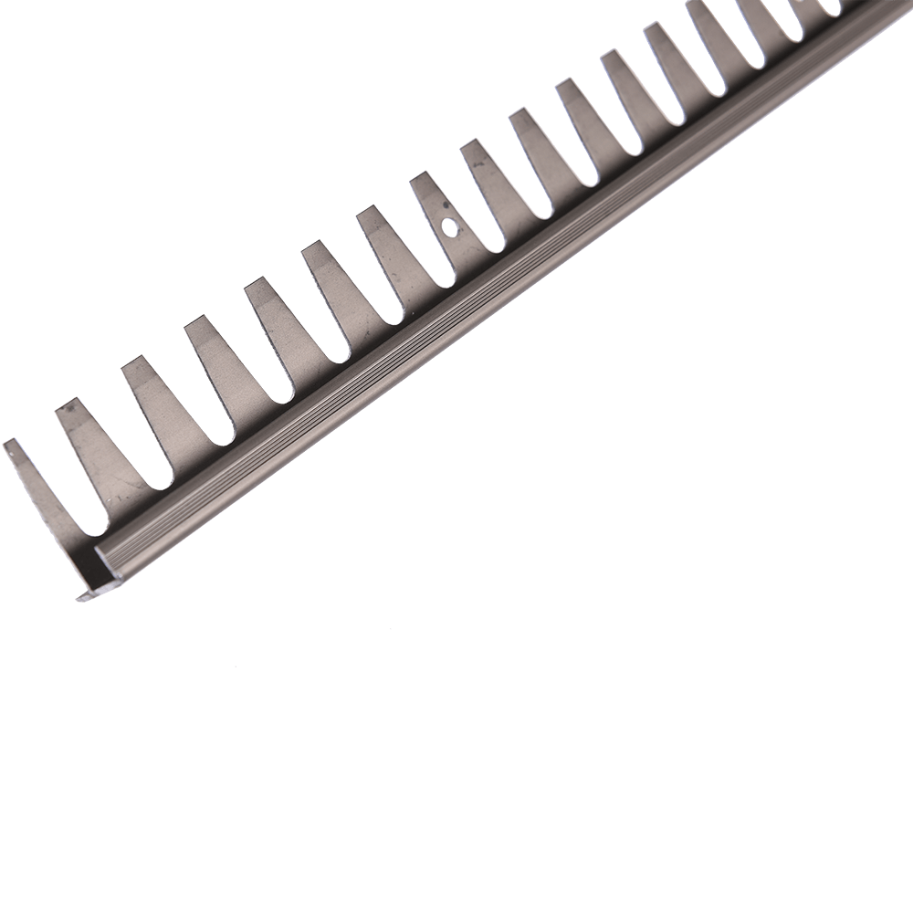 Profil pentru treapta din aluminiu indoibil Set Prod S91 cu latime 20 mm, masliniu, 2,5 m