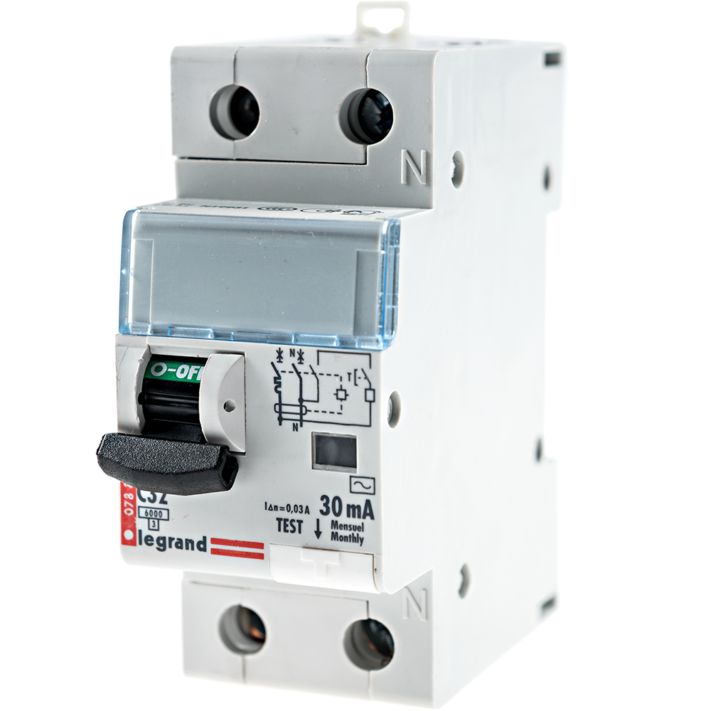 Disjunctor diferential DX3 6000 10kA Legrand 411005, P+N, 32A, 30mA