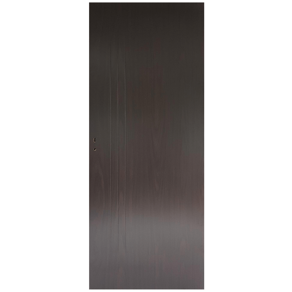 Usa interior celulara Pamate M050, model plina, reversibila, MDF, wenge, toc fix, 200 x 80 cm x 3.5 cm
