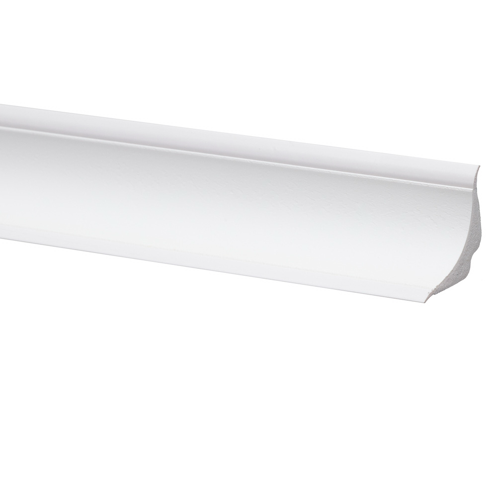 Profil de scafa pentru cada cu margine flexibila 101, Set Prod, PVC, alb, 2,5 m