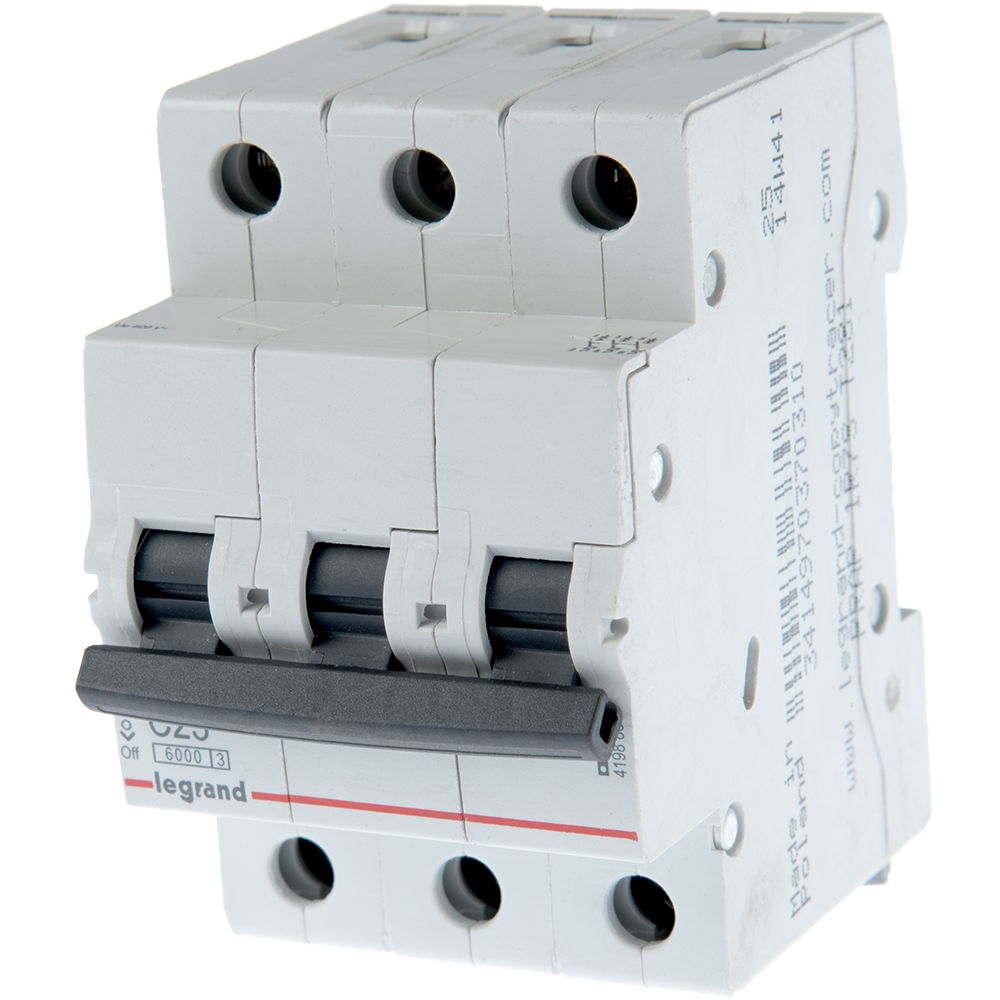 Disjunctor RX3 6000 Legrand 419886, 3P, 25A