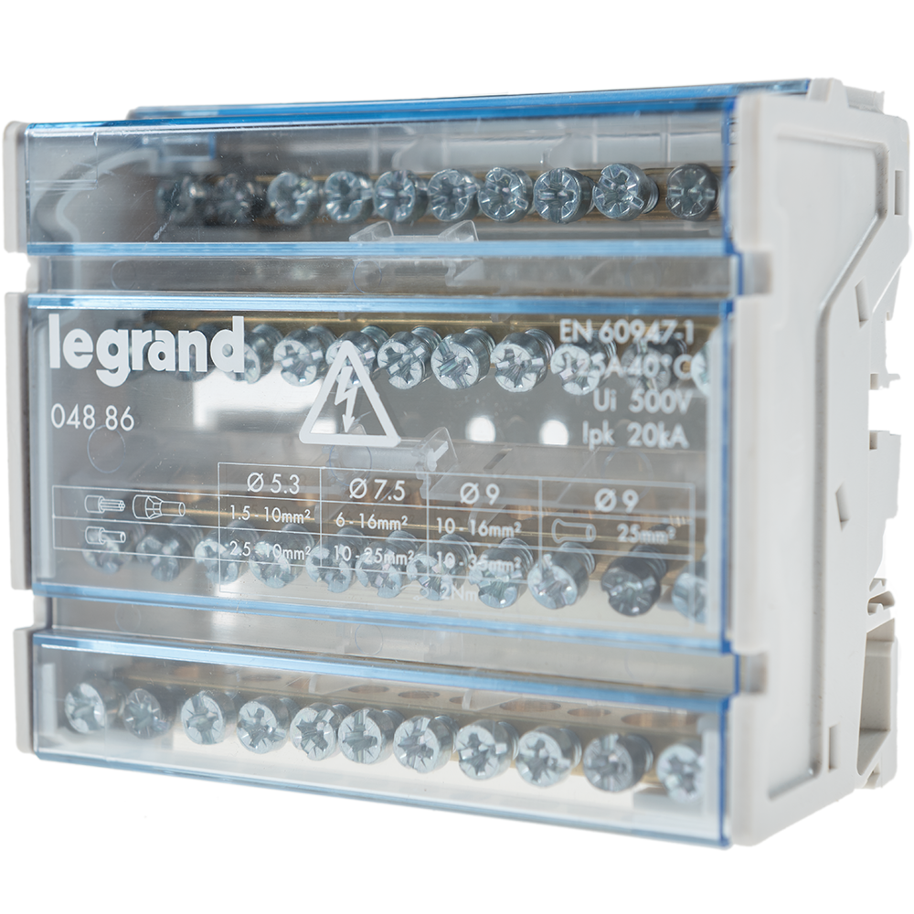 Repartitor modular Legrand 004886, 4P, 125 A