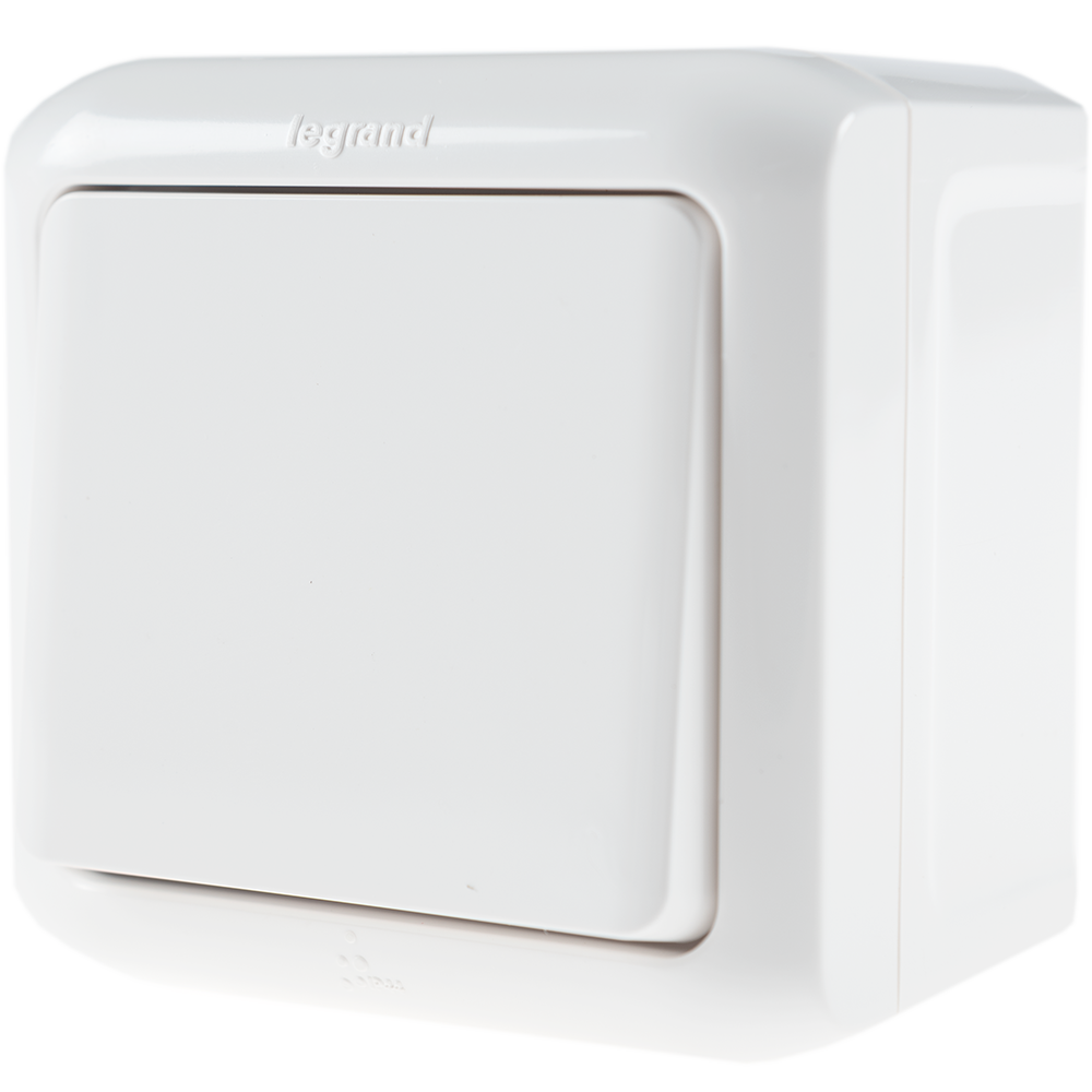 Intrerupator cruce Forix Legrand 782365, montaj aparent IP44 alb
