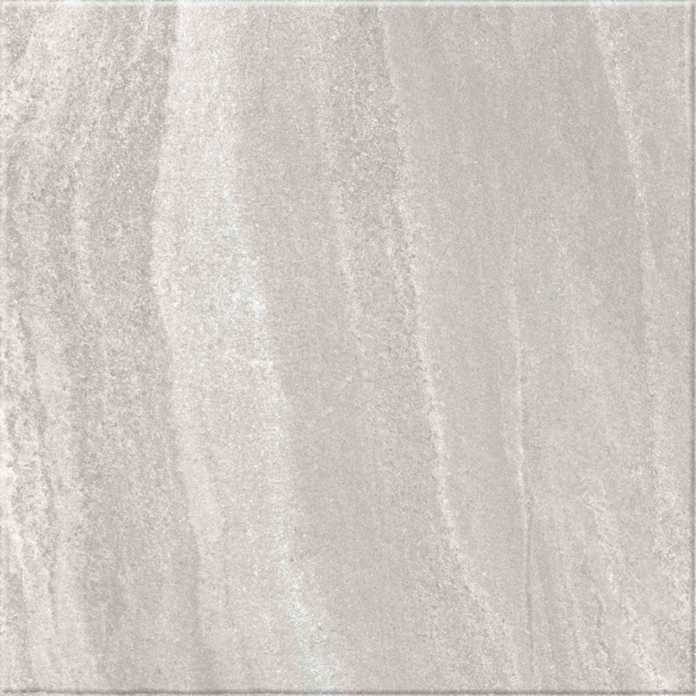 Gresie portelanata Kai Ceramics Santana gri mat, aspect de piatra, patrata, grosime 9mm, 60 x 60 cm