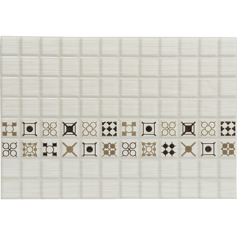 Faianta decorativa interior Calypso 7, alb, 40 x 27.5 cm