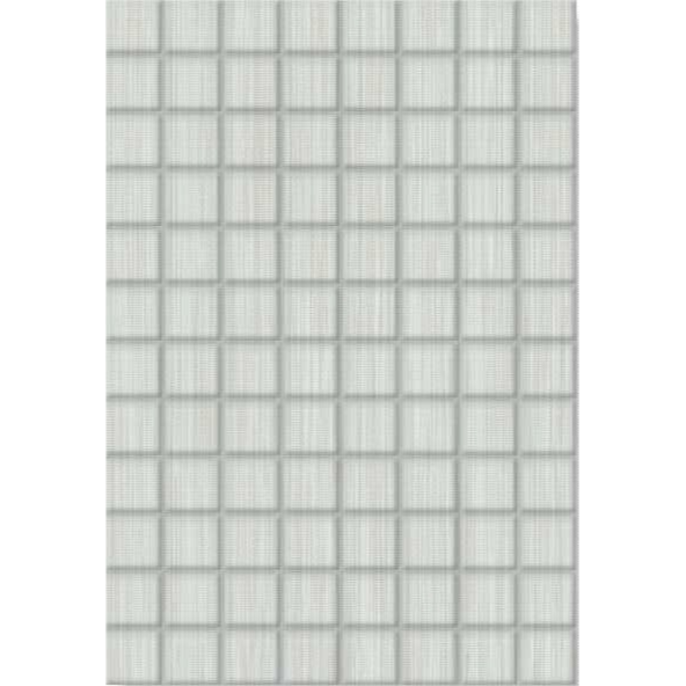 Faianta baie glazurata Calypso, alb, mat, hasurat, uni, 40 x 27.5 cm