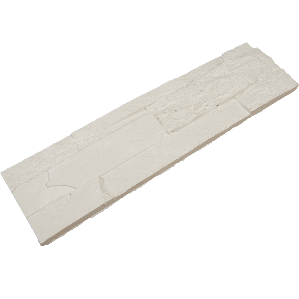 Piatra decorativa Vista, alb, placare interioara, 37 x 10 cm