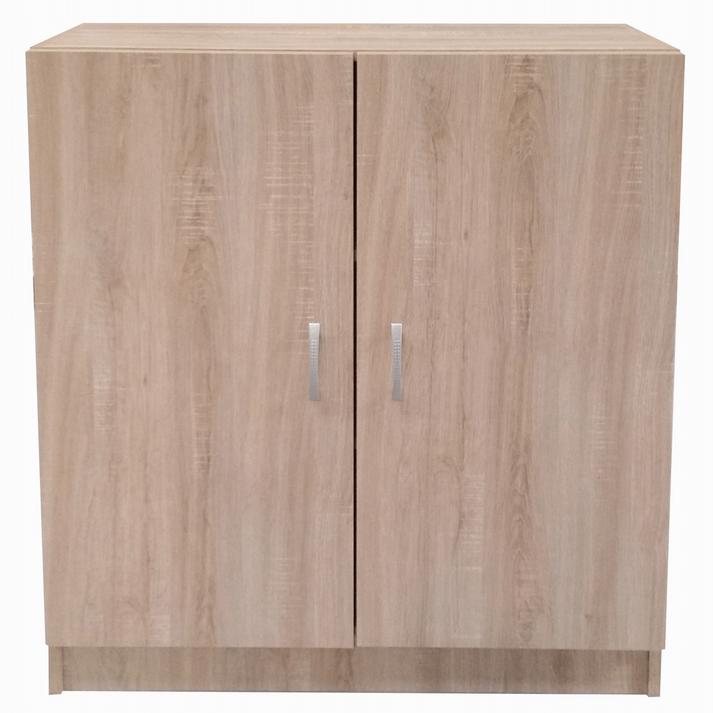 Dulap cu rafturi pal melaminat, 2 usi, sonoma, 80 x 28 x 106 cm