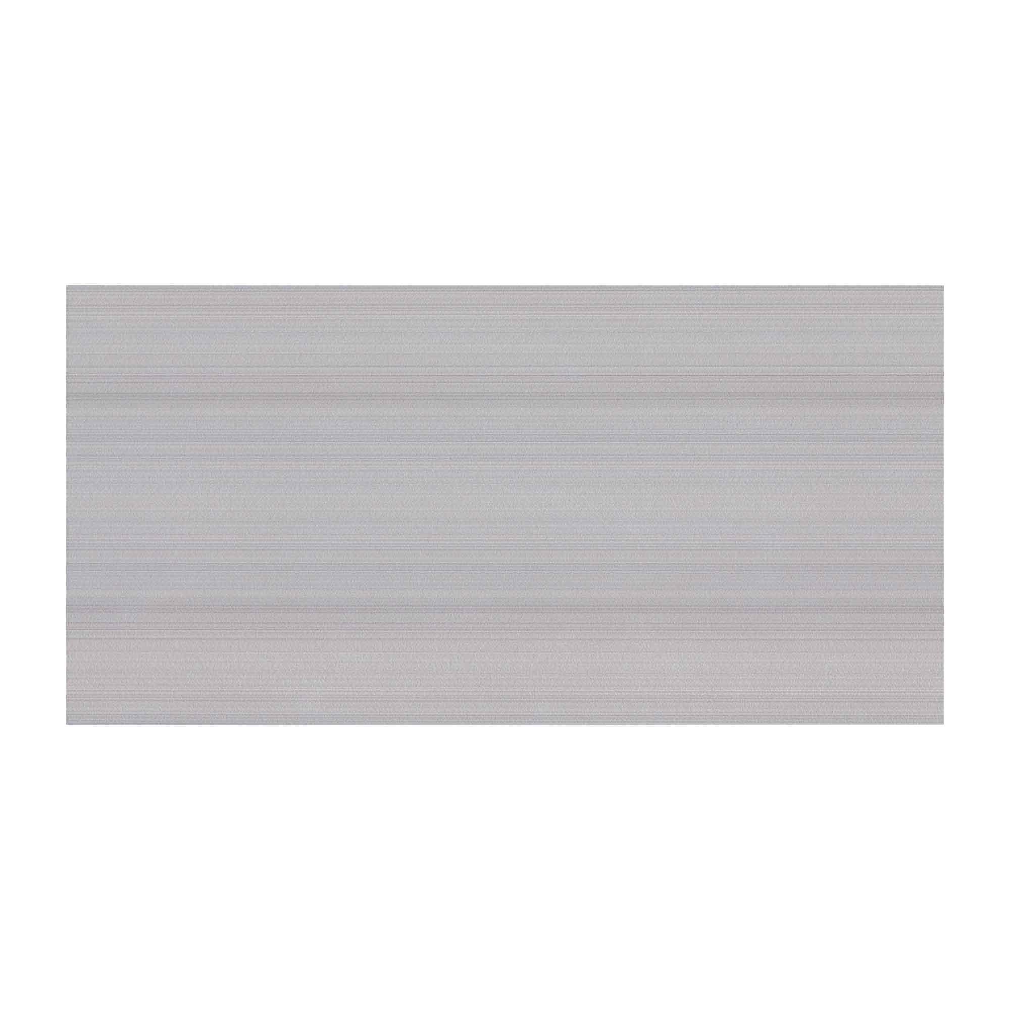 Faianta baie glazurata Cesarom Stripes, gri, luciosa, model, 50 x 25 cm