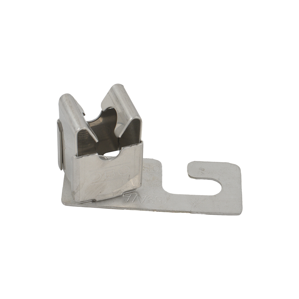 Suport conductor pentru acoperisuri din tigla, ardezie si tabla ondulata 159 K-VA/V2A , otel, soclu 8.5 mm, 61 x 25 mm