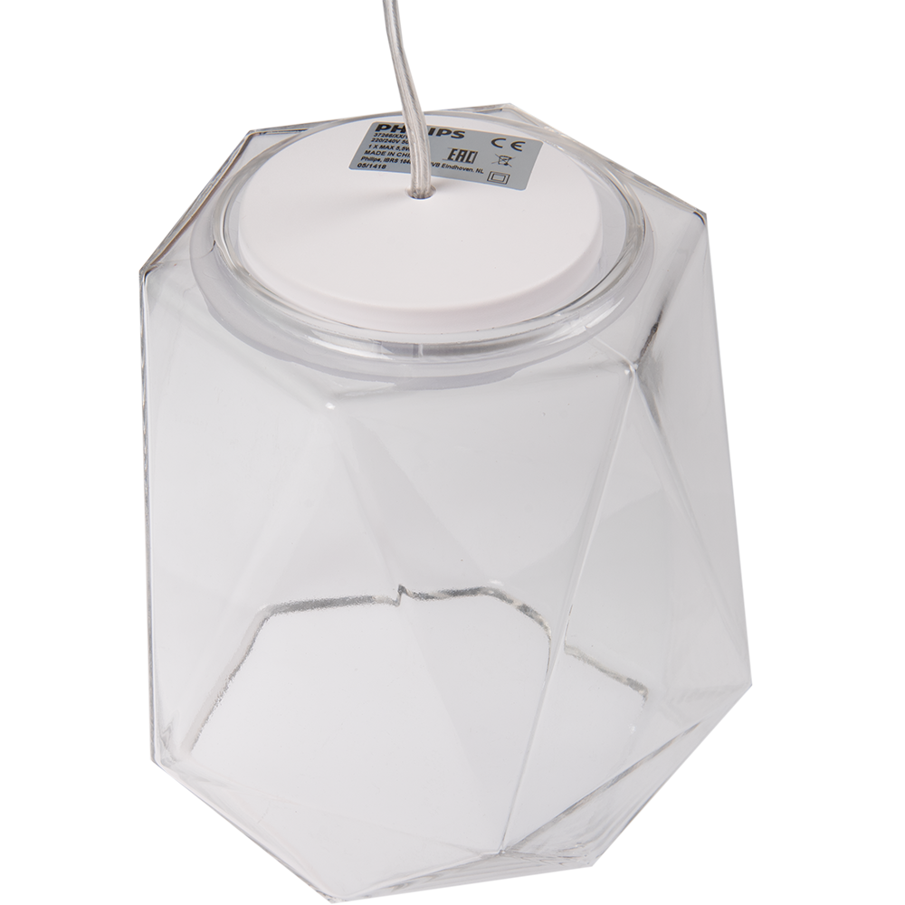 Pendul suspendat LED Philips Myliving Italo Clear 1 x 4.5 W, 430 lm