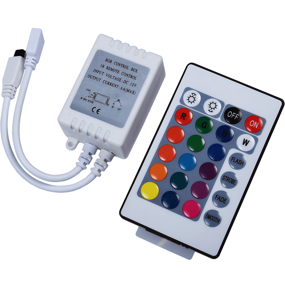 Controler + Telecomanda banda LED Flink, 12 V