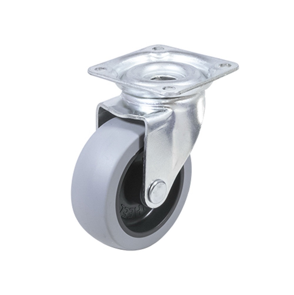 Rola pivotanta cu placa, 50 x 19 mm, 40 kg