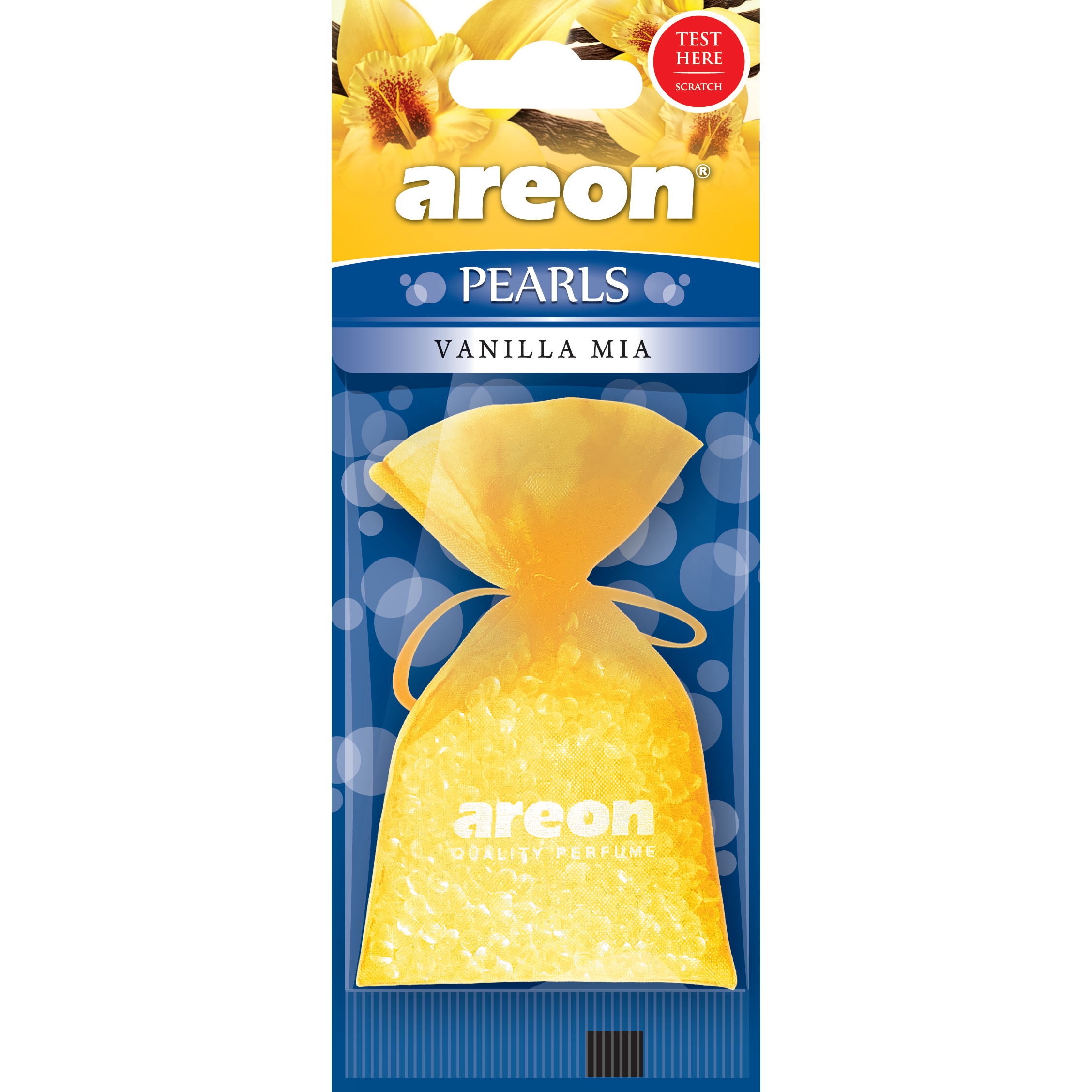 Odorizant auto Areon Pearls, Vanilla Mia, 25 g