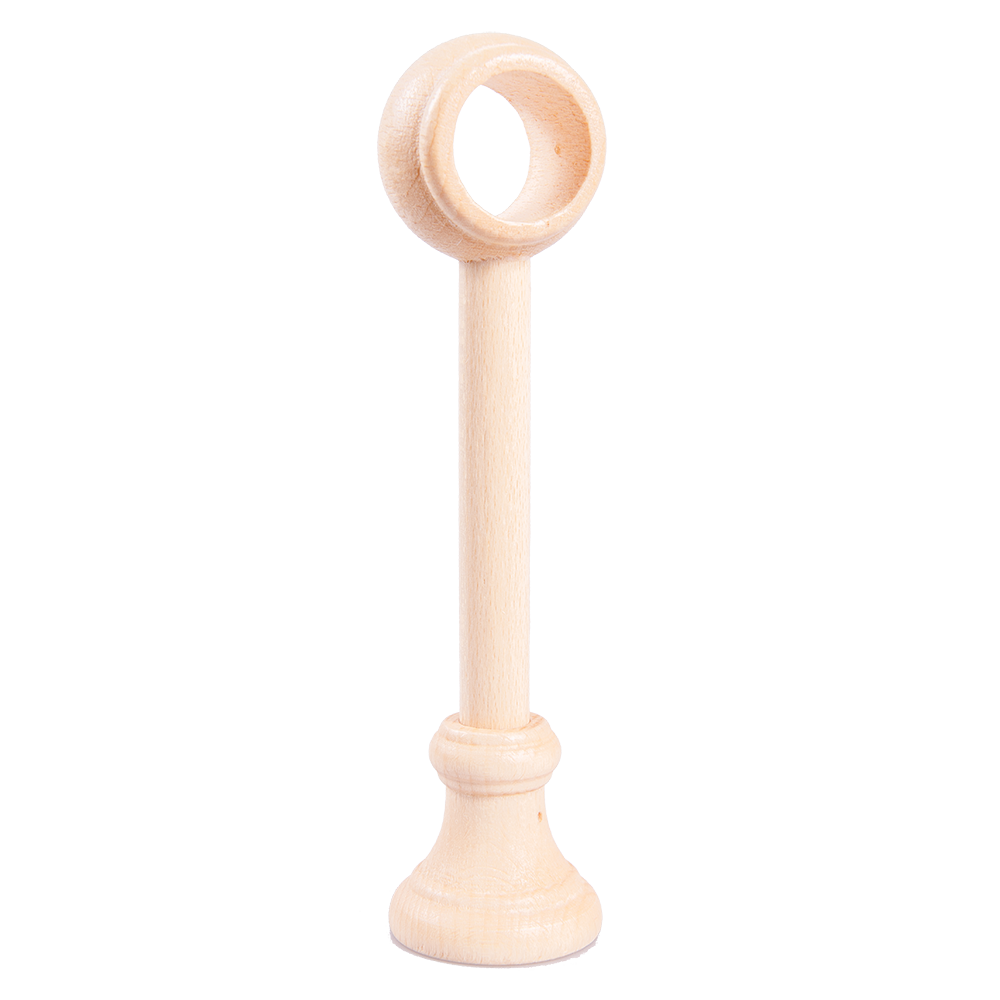 Console pentru galerie lemn natur, diametru 28 mm, set 2 buc