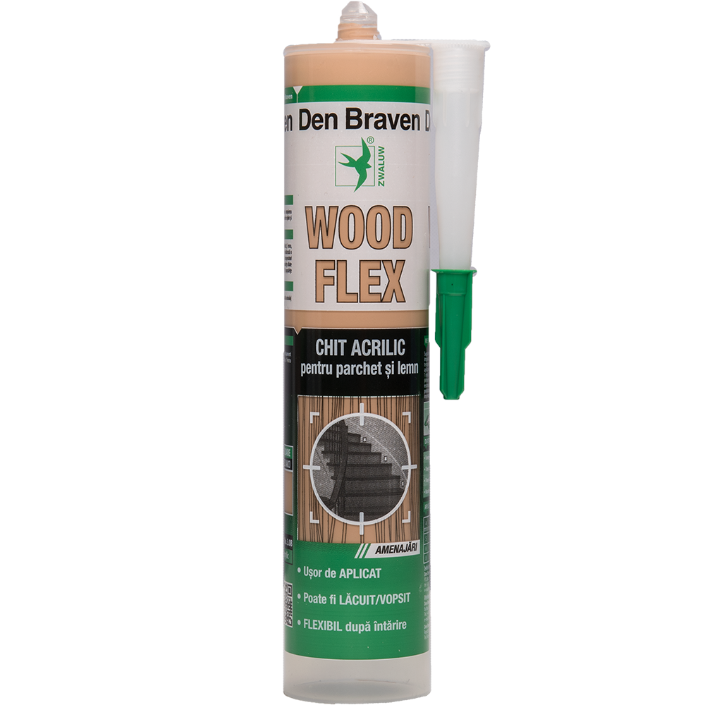Chit acrilic pentru parchet si lemn Woodflex pin 280 ml