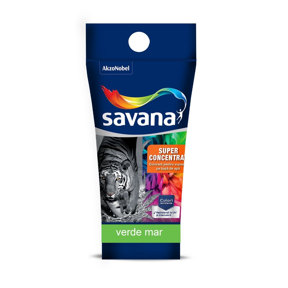 Colorant vopsea lavabila Savana super concentrat, verde mar T27, 30 ml