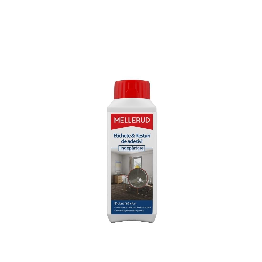 Solutie pentru indepartarea rezidurilor de adeziv MELLERUD, 250 ml
