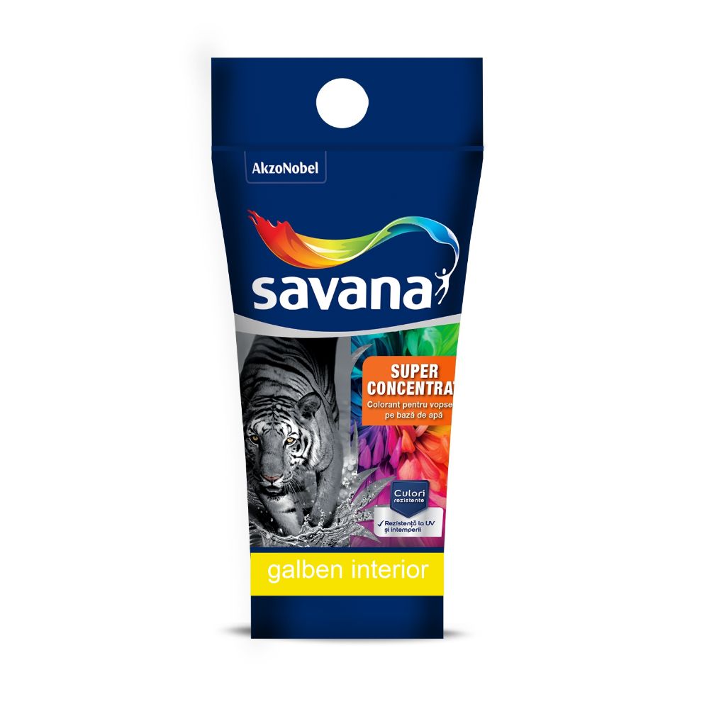 Colorant vopsea lavabila Savana super concentrat, galben interior, 30 ml
