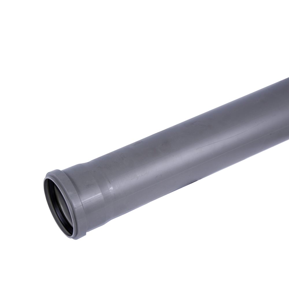 Tub PP Valrom, gri, diametru 110 mm, lungime 0.50 m
