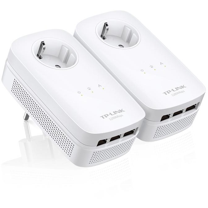 Kit Adaptor Powerline AV1200, priza AC, 3x Gigabit, TL-PA8030PKIT