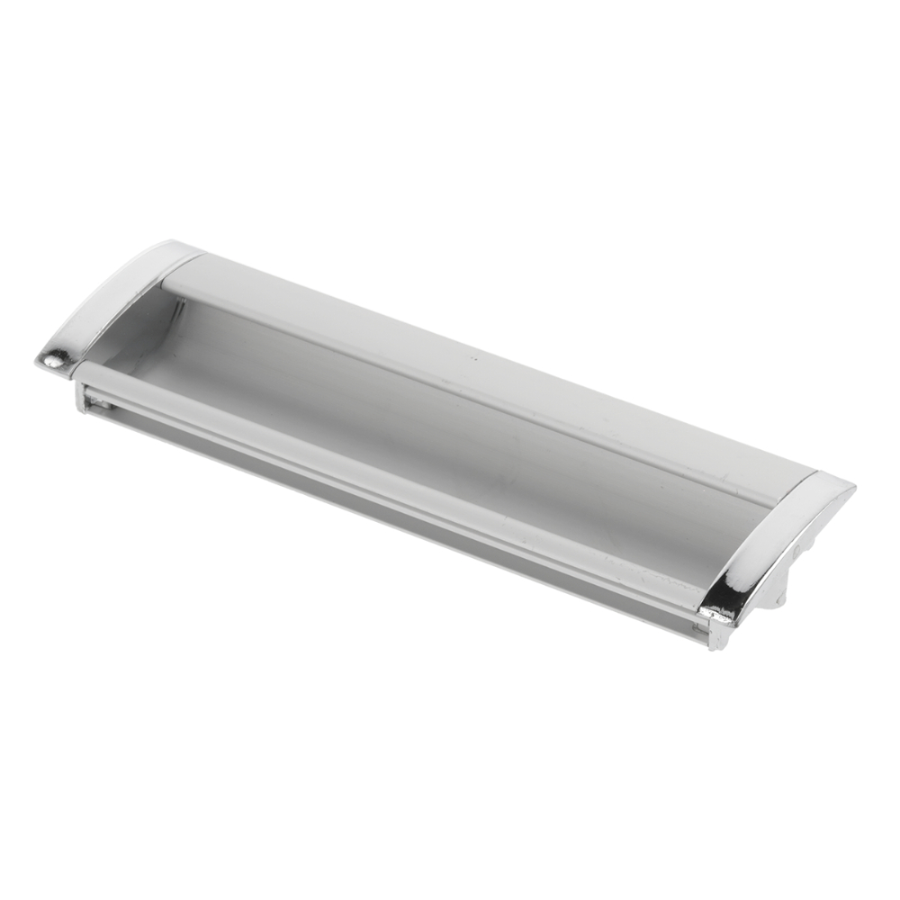 Maner ingropat WPB326, aluminiu cromat, L 140 mm, 128 mm