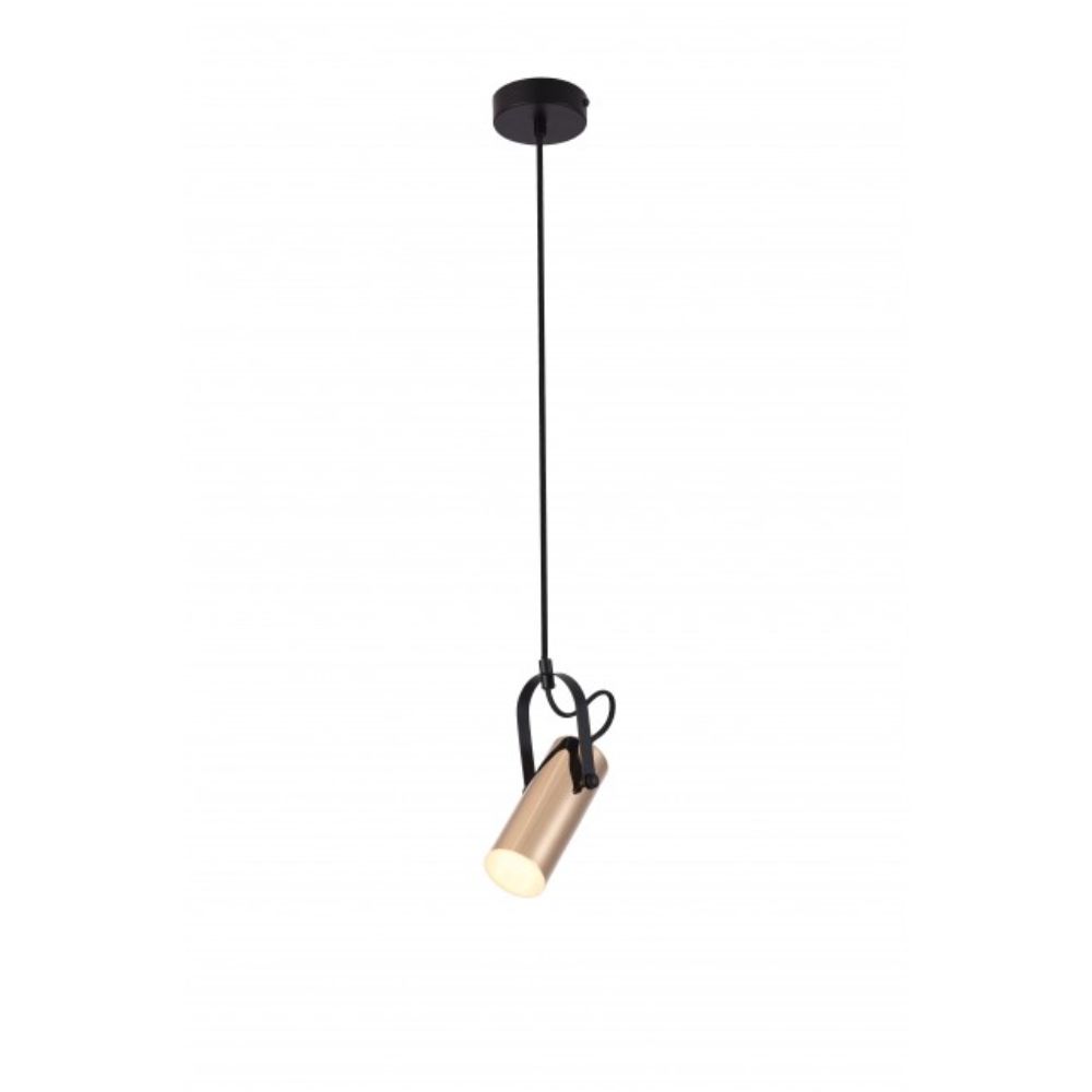 Pendul Raven 6429,1 x LED, 5W, 1200 X 140 mm, negru + auriu