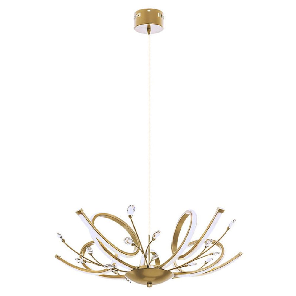 Pendul Romilli, 1 x LED, 30W, 1200 X 620 mm, auriu