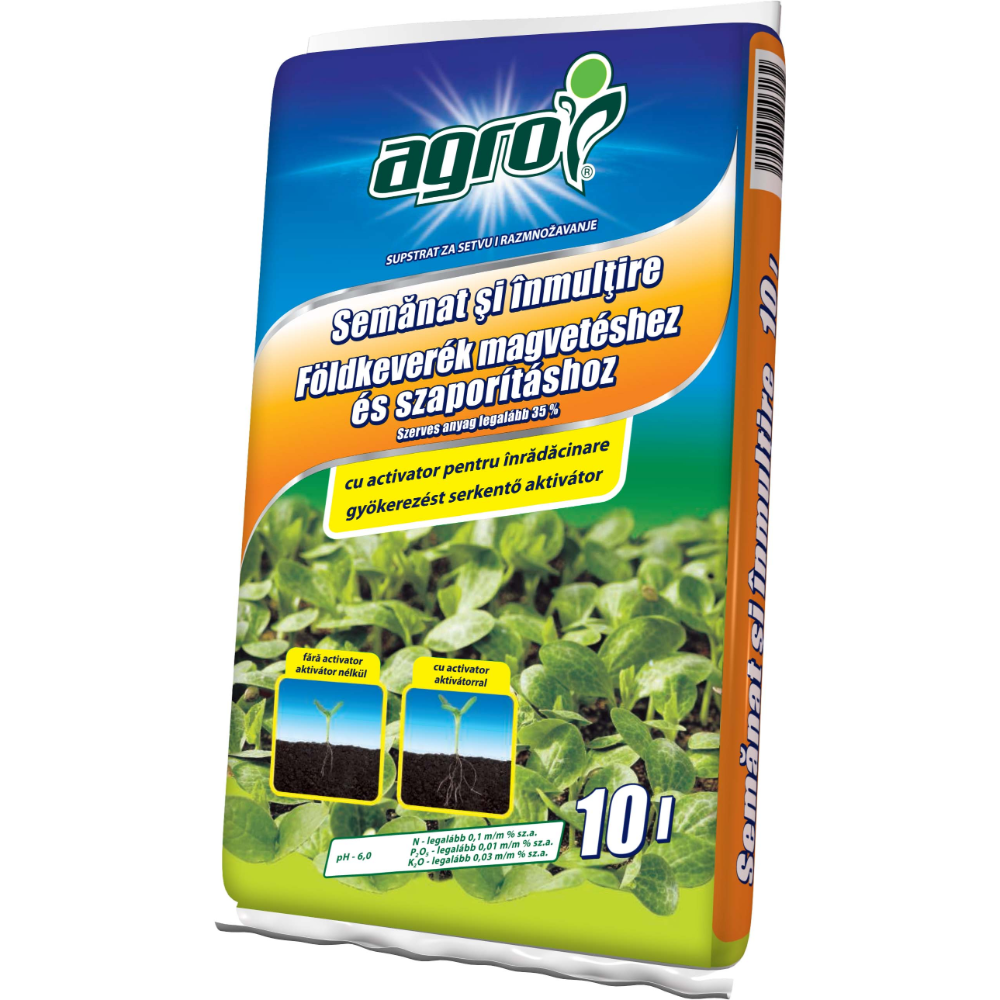 Substrat pentru sadire si inmultire Agro CS, 10l
