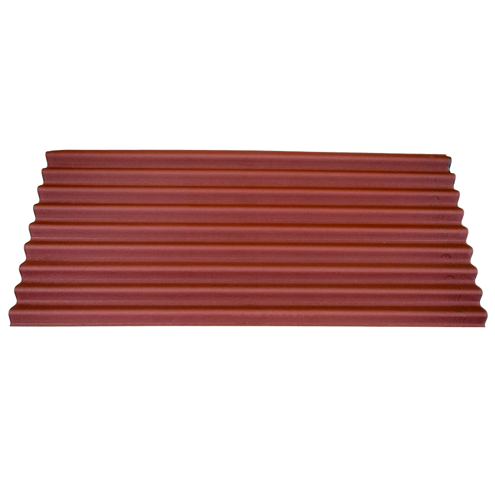 Placa Onduline Base, rosie, 0,85 x 2 m, 2,6 mm