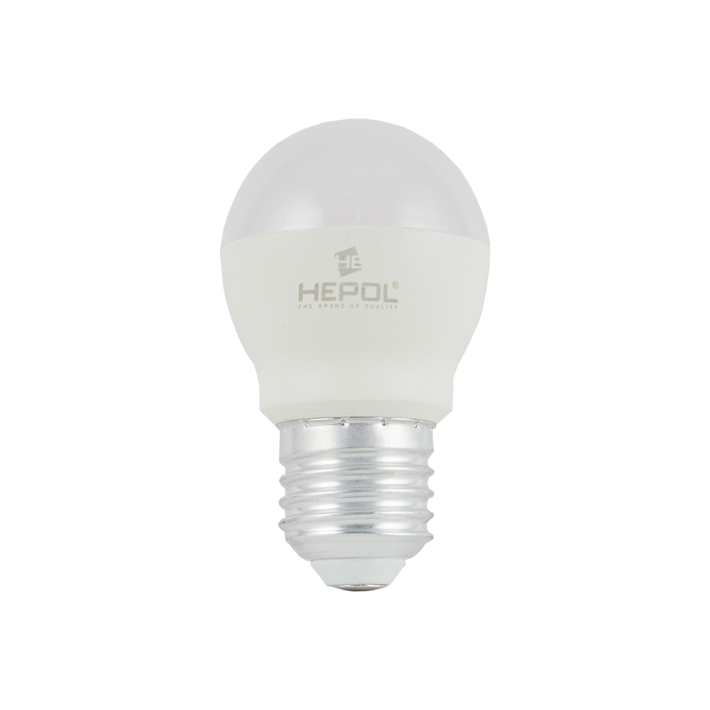 Bec LED Hepol, sferic, E27, 8W, 900 lm, lumina calda 3000K