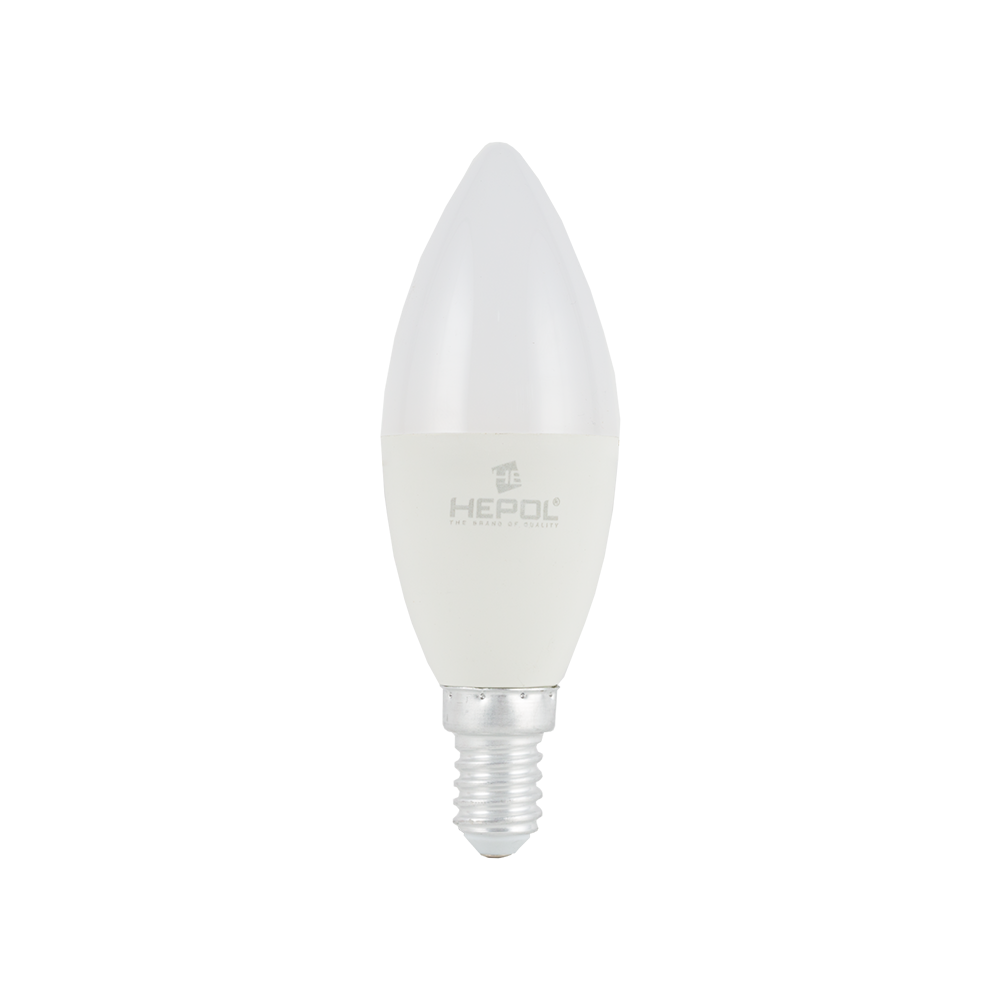 Bec LED Lohuis, lumanare, E14, 8W, 400 lm, lumina calda 3000K