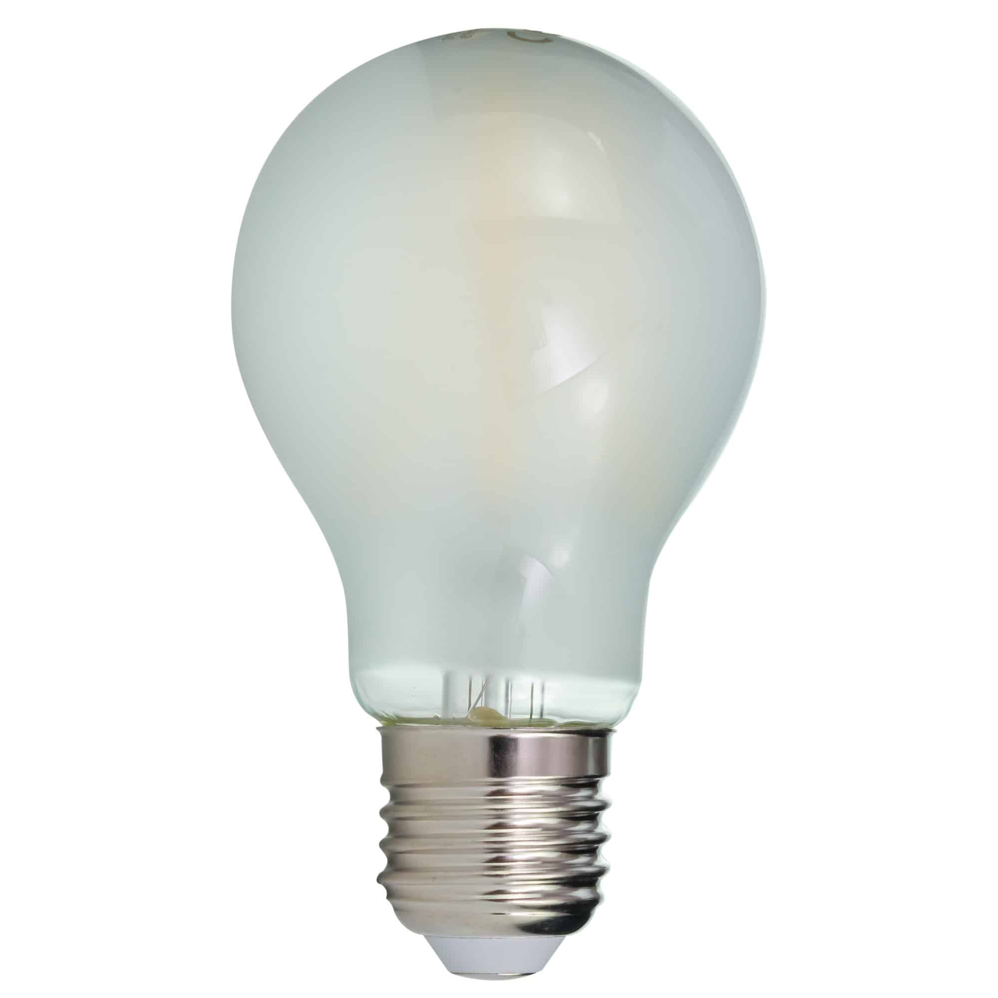 Bec LED Hepol filament, forma A60 mat, E27, 8 W, 1000 lm, lumina neutra 4000K