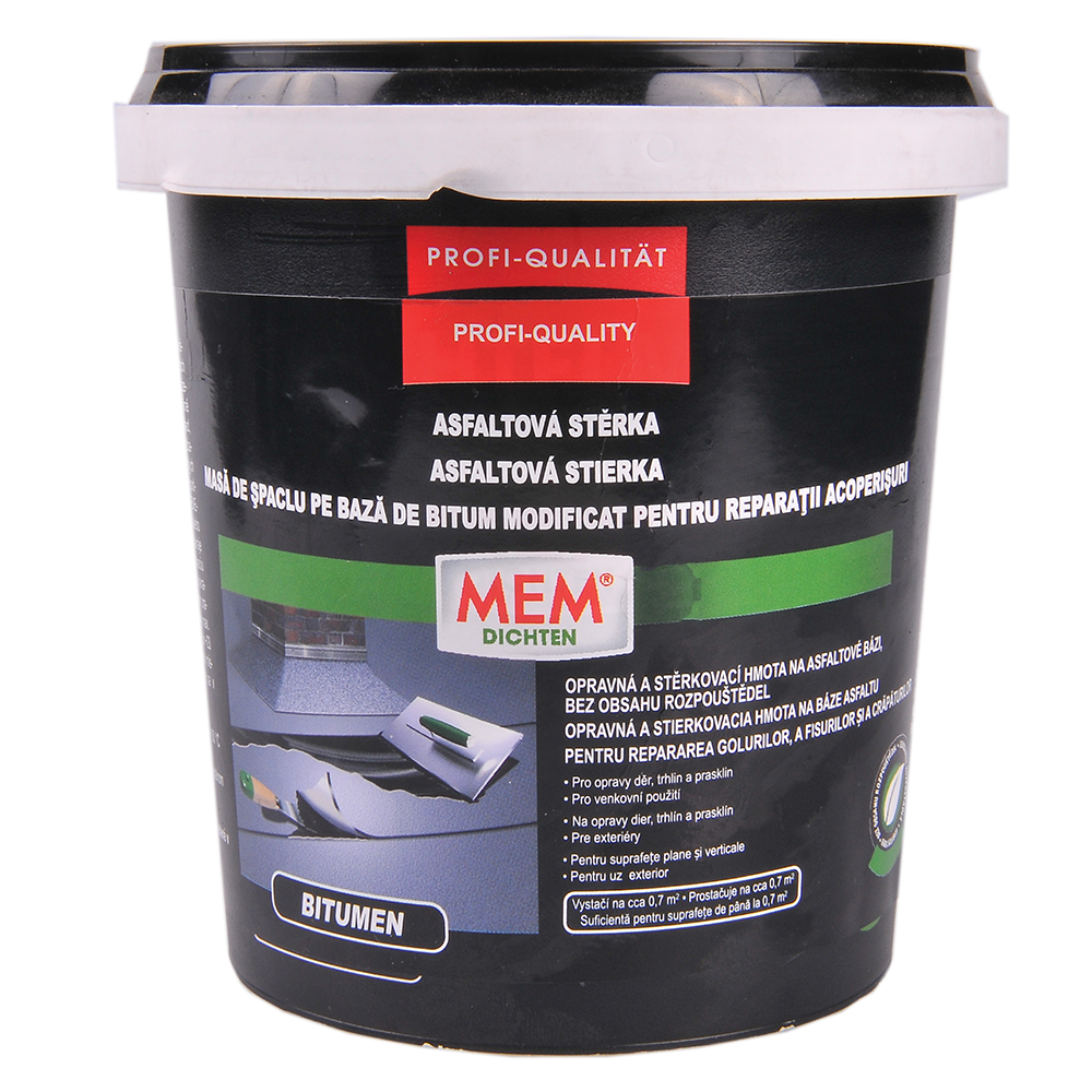 Masa de spaclu pentru reparatii acoperisuri, MEM, negru, 1 kg