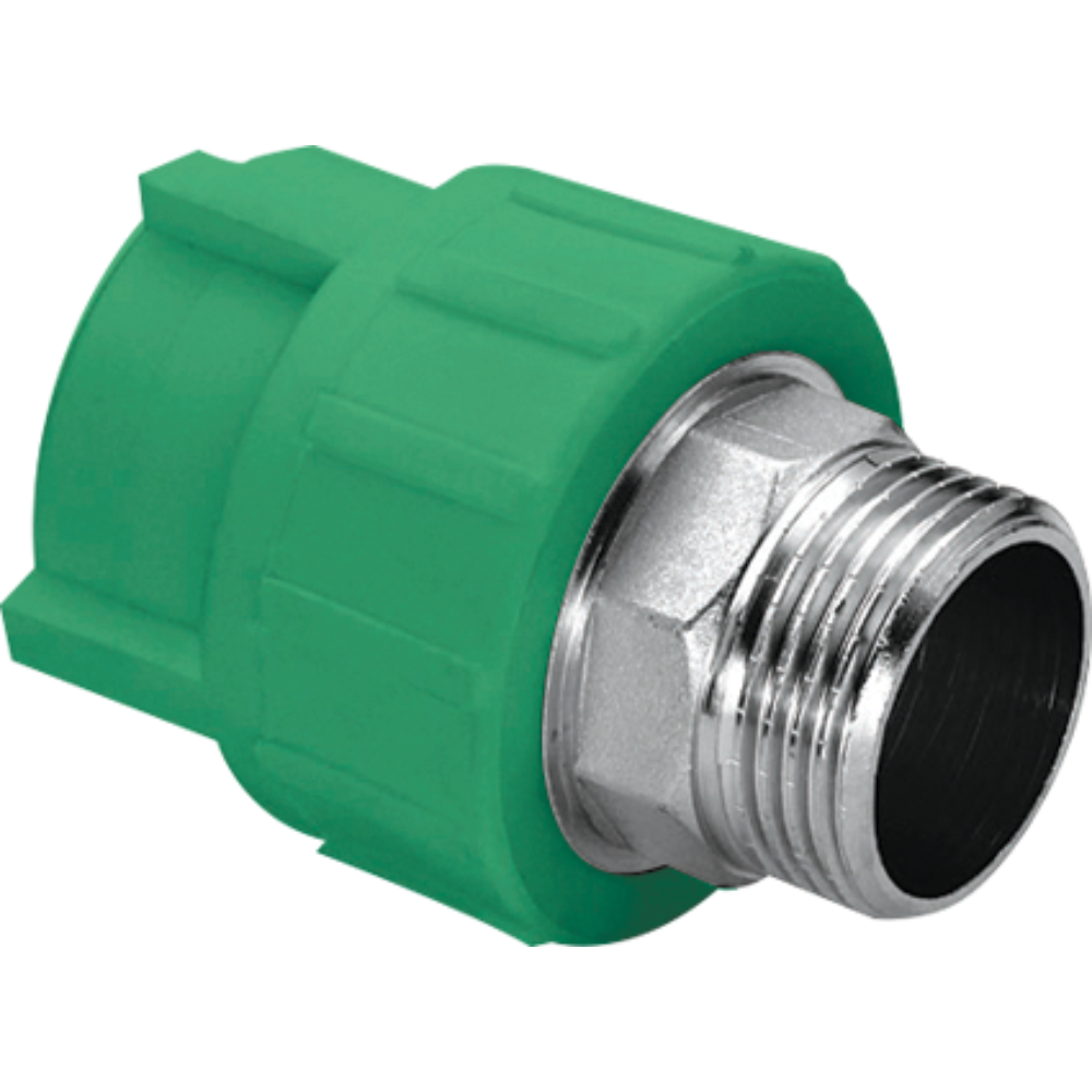 Mufa hexagonala PPR 32 mm Hausterm, 1, filet exterior, verde