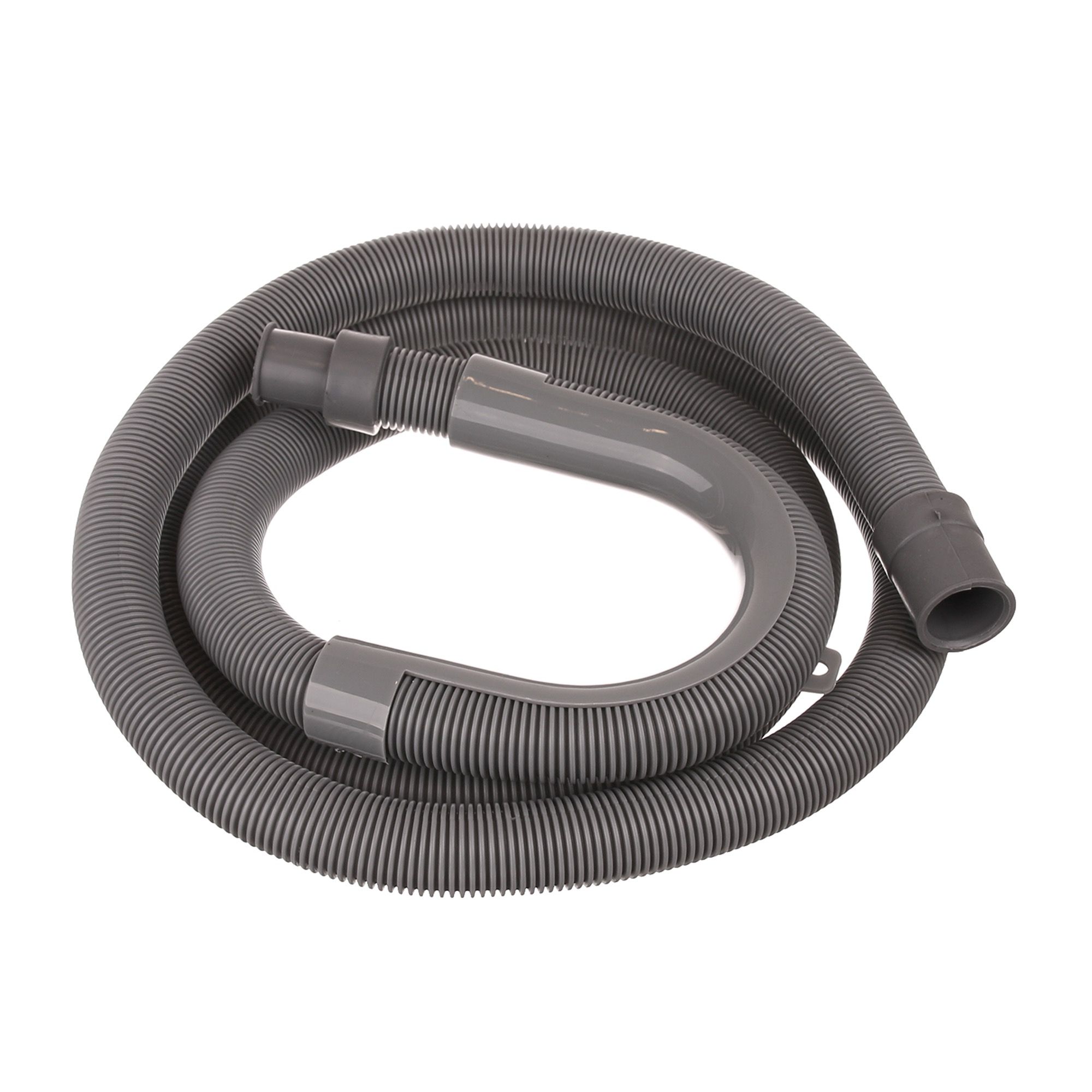 Furtun evacuare masina de spalat, polimer, gri, 1,5 m