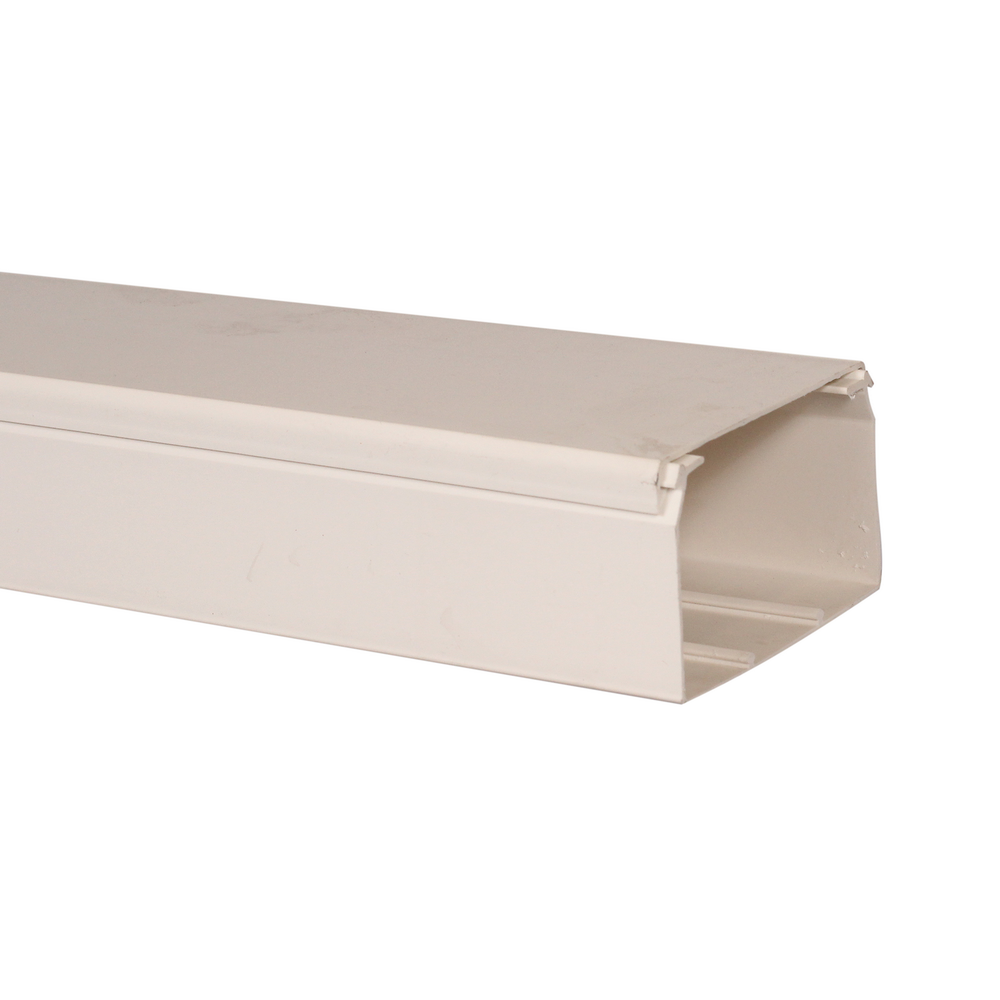 Canal cablu 100 x 60 mm, 2 m, alb, PVC ignifugat