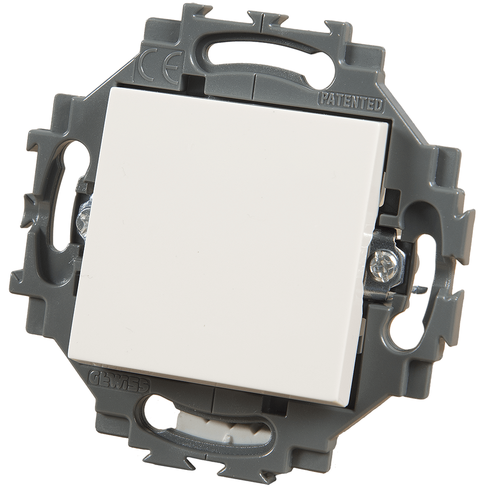 Intrerupator cu LED Gewiss Dahlia GW35002W, alb