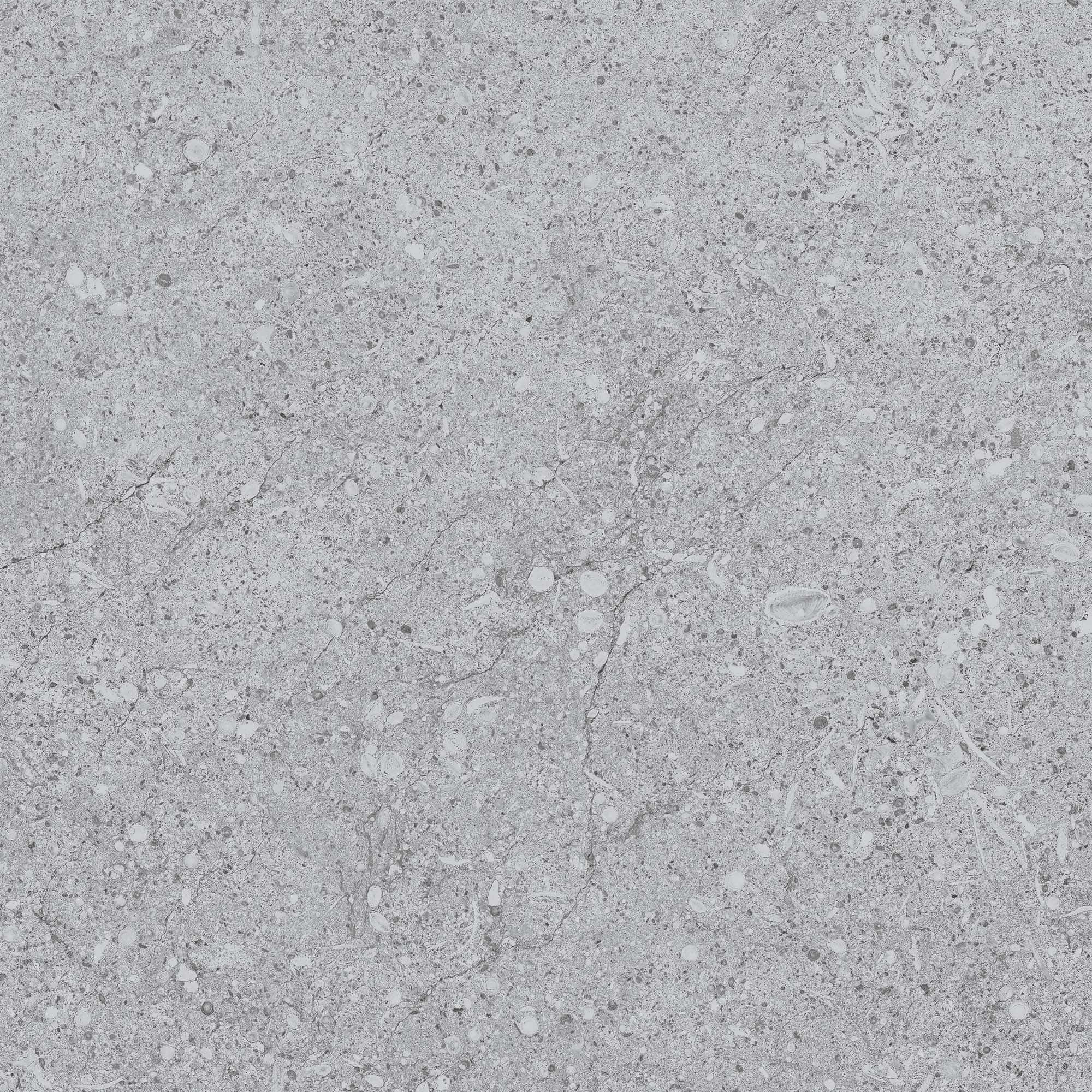 Gresie portelanata Kai Ceramics Greco gri mat, aspect de piatra, patrata, 33.3 х 33.3 cm