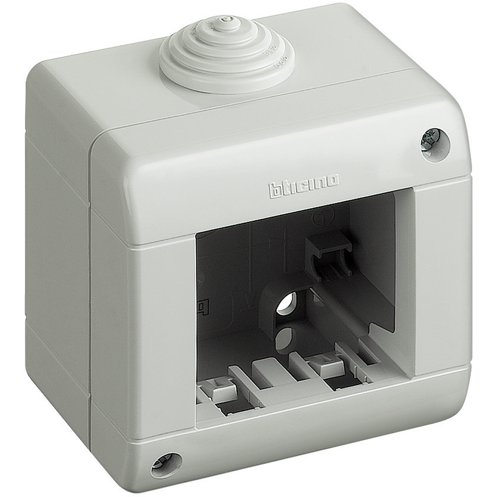 Doza cadru 2 module Matix Bticino 25402, montaj aparent, IP40