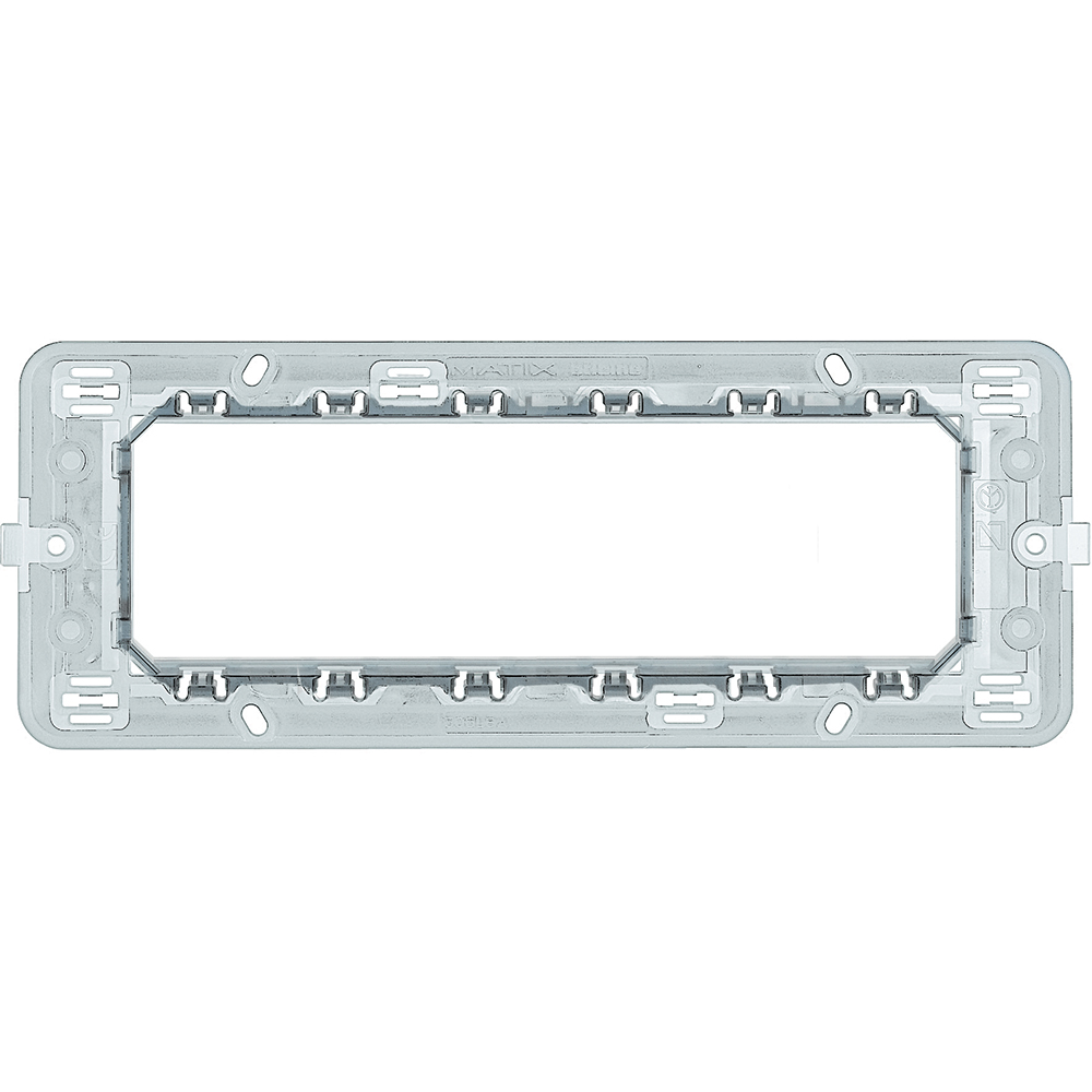 Placa suport 6 module Matix, Bticino 506LSA