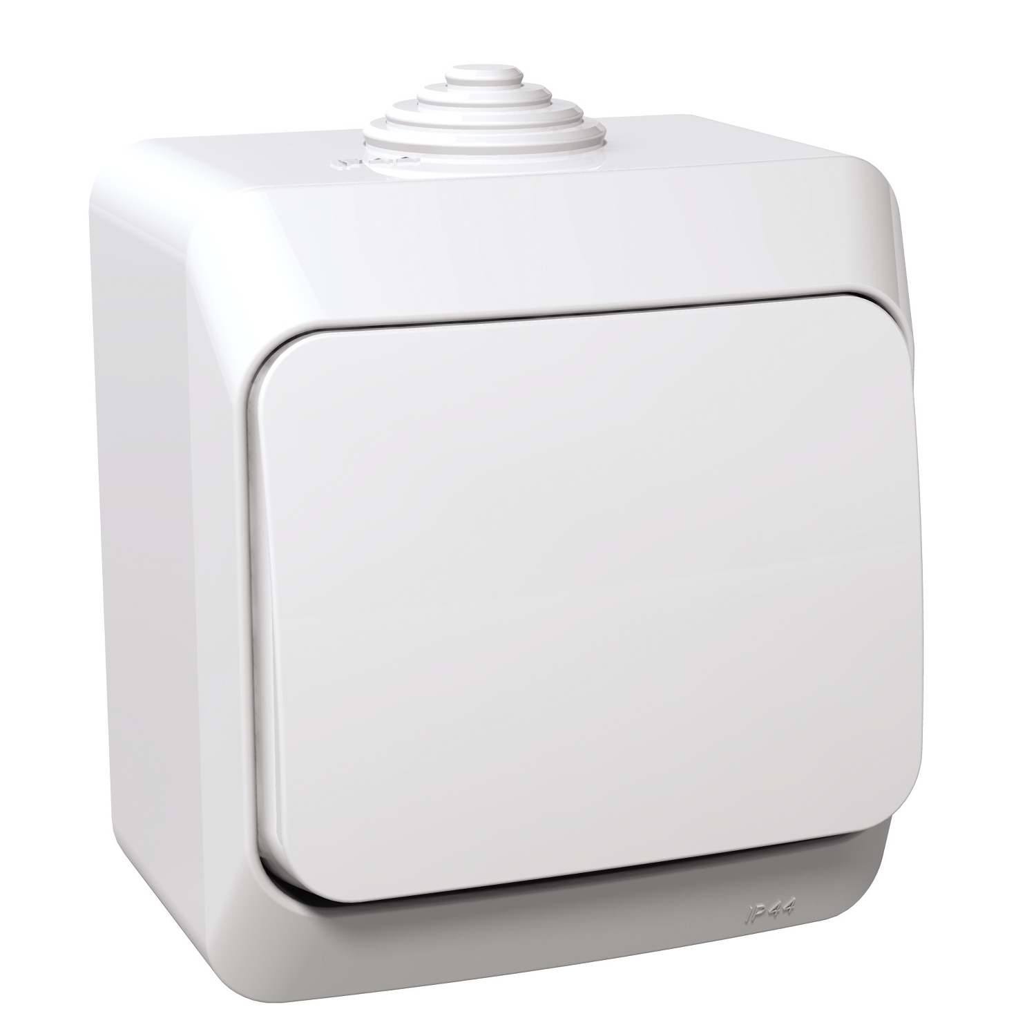 Intrerupator cap scara Cedar Plus, Schneider WDE000560, alb, montaj aplicat, IP44
