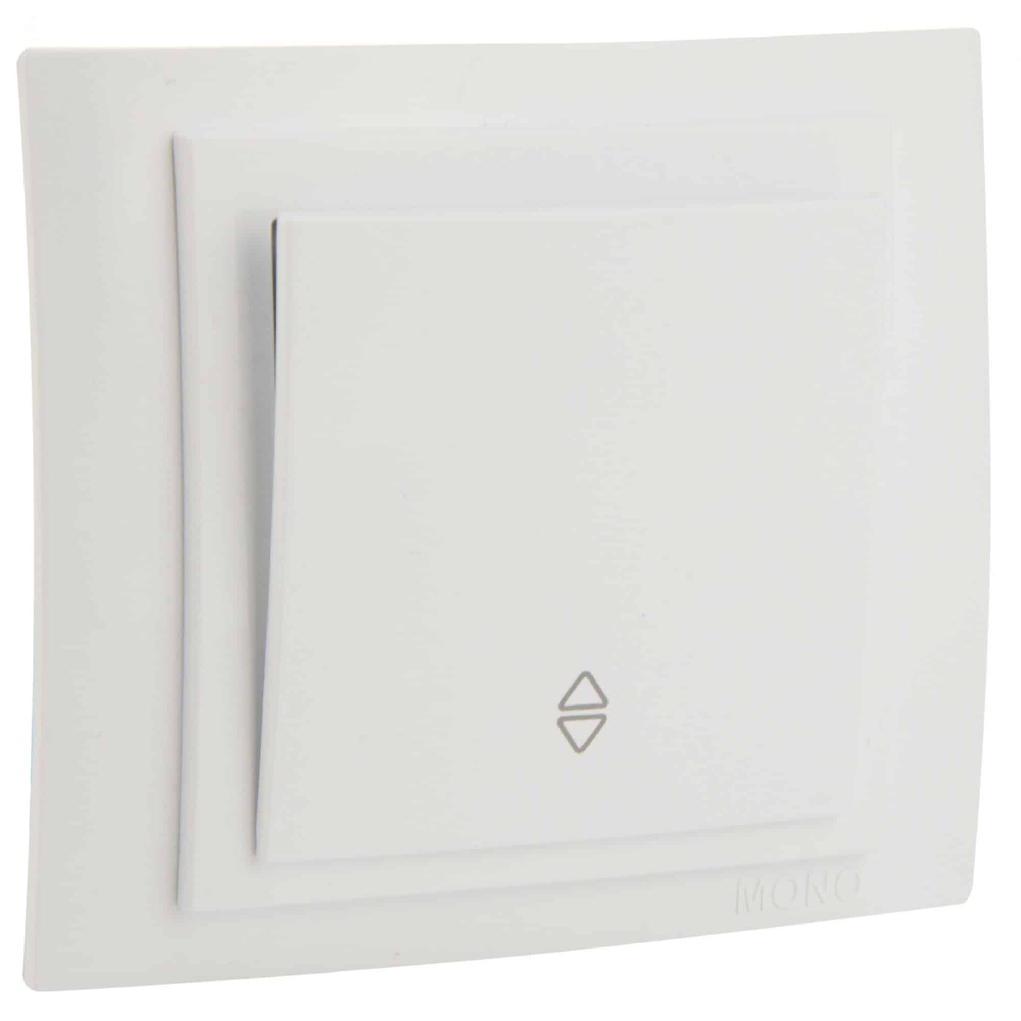 Intrerupator cap scara Lohuis Larissa, ST, IP20, alb