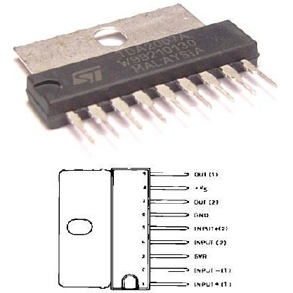 AMPLIFICATOR AUDIO STEREO 2X7 W