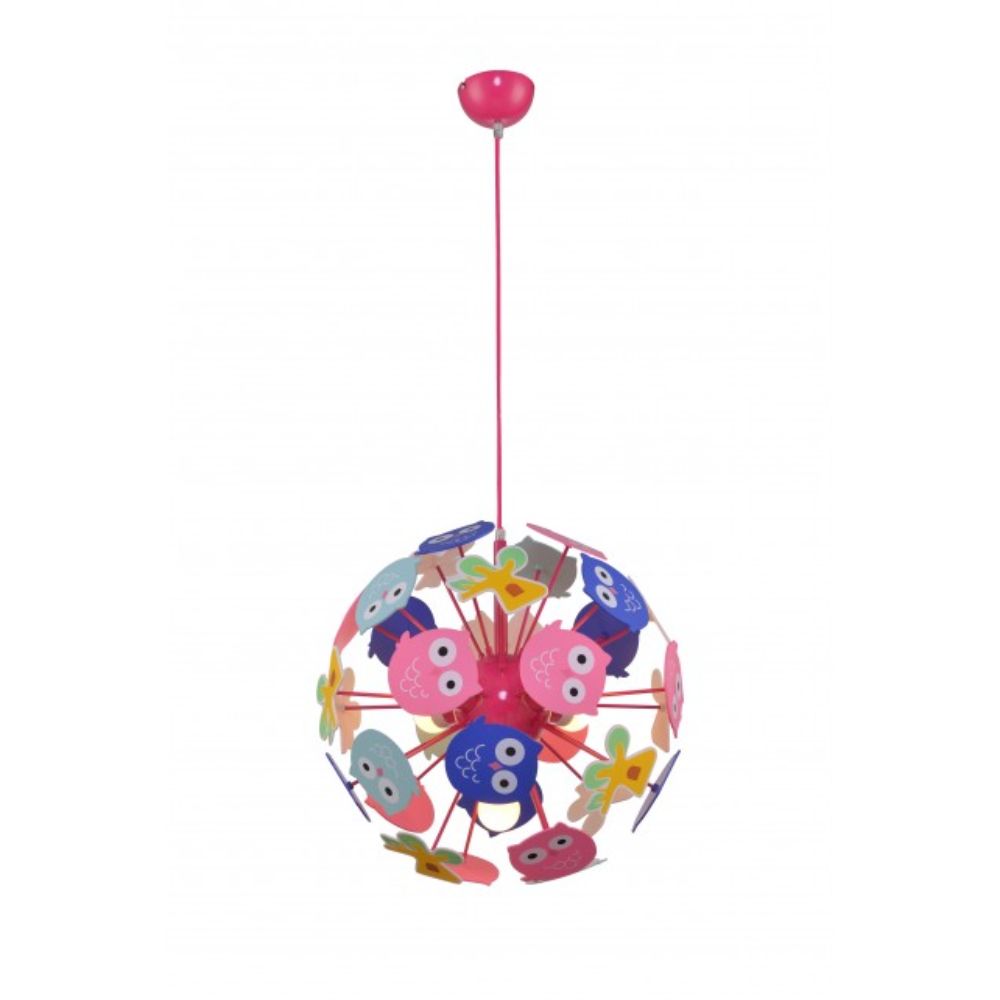 Pendul Birdy 6390, 3 x E14, 40W, 1200 x 420 mm, multicolor